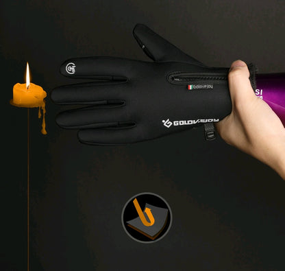 Motorcycle Gloves Moto Gloves Winter Thermal Fleece Lined Winter Water Resistant Touch Screen Non-slip Motorbike Riding Gloves