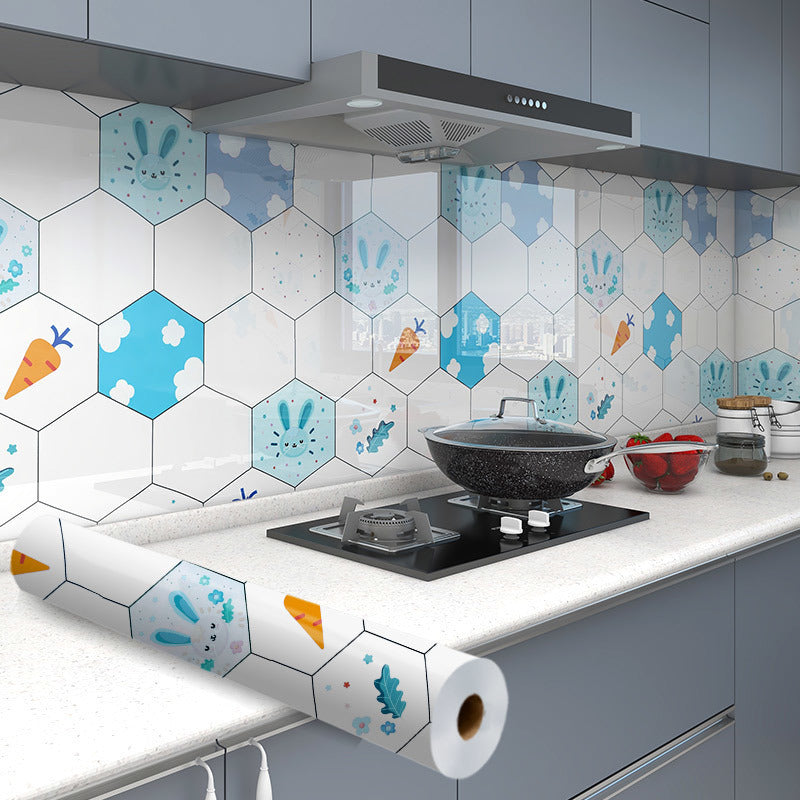 Self-adhesive Thickening Kitchen Waterproof And Oil-proof Stickers