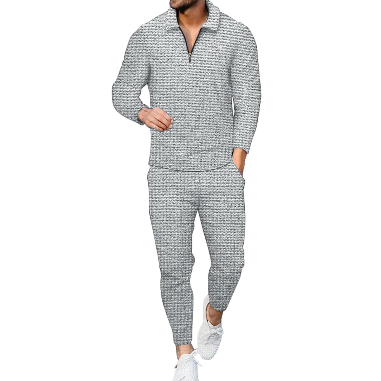 Summer Long-sleeve Pants Two-piece Sports And Leisure Men's Suit