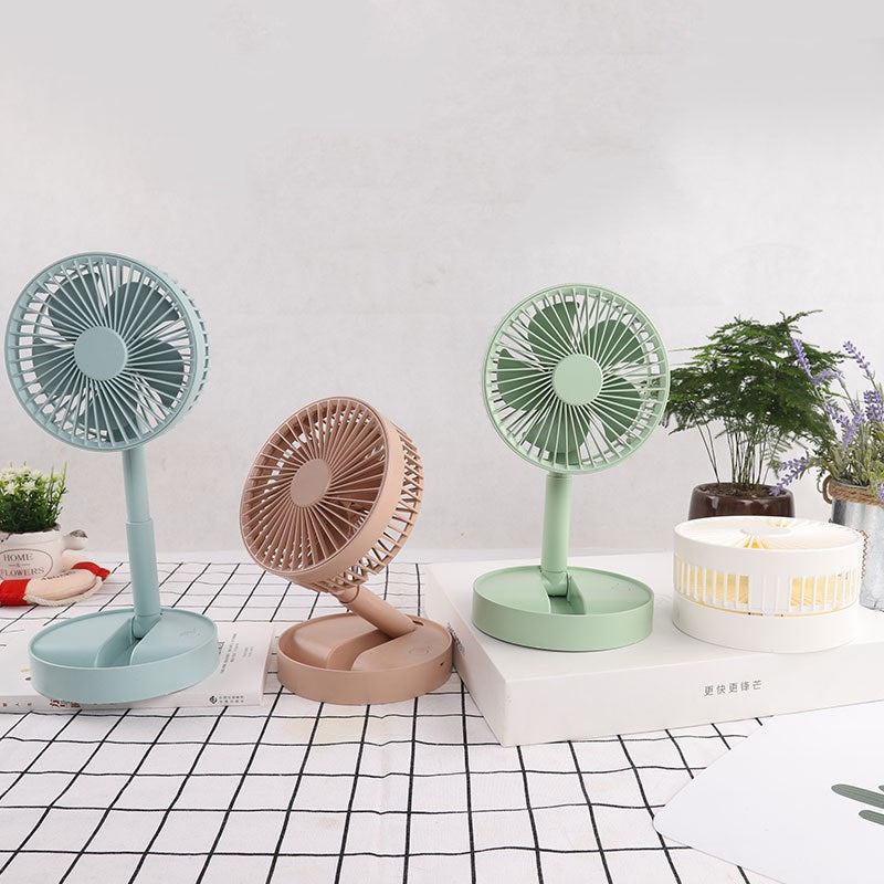 A9 Mini Telescopic Folding Fan