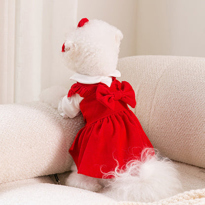 Puppy New Year Pet New Year Clothing