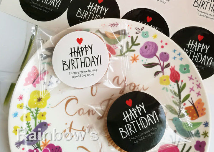 Baking Packing Boxes Decorative Sealed Sticker