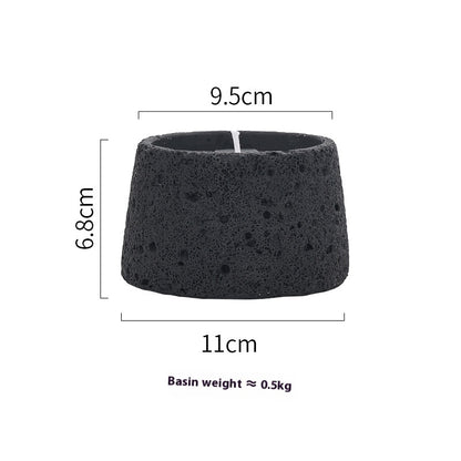 Home Decorative Crafts Candle Holder Cement Aromatherapy Candle Cup