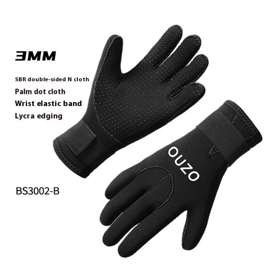 Non-slip Fishing Fishing Winter Swimming Gloves Neoprene Snorkeling Gloves