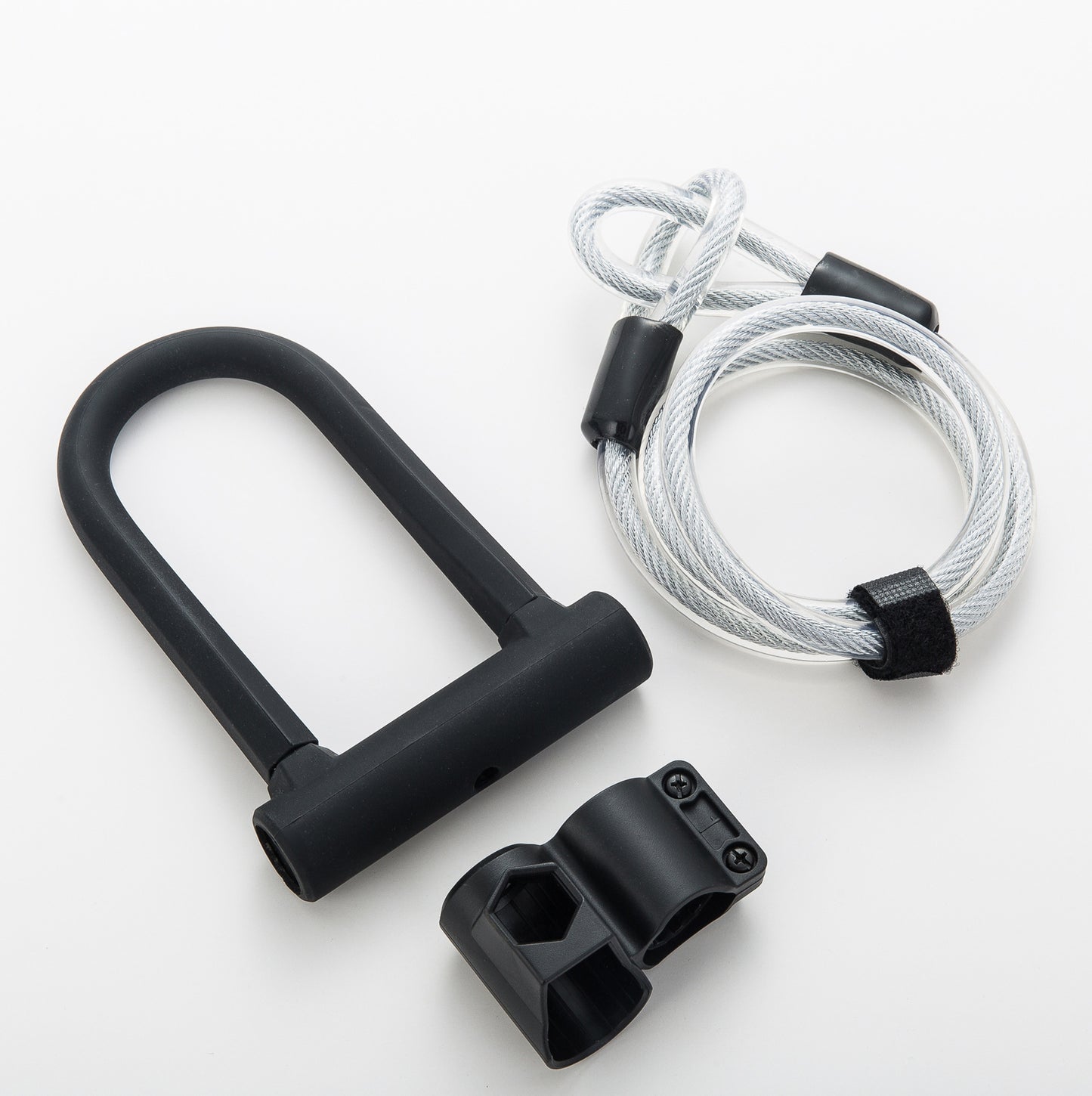 Bicycle U-shaped Silicone Combination Set Lock Anti-hydraulic Scissor Delivery Bag
