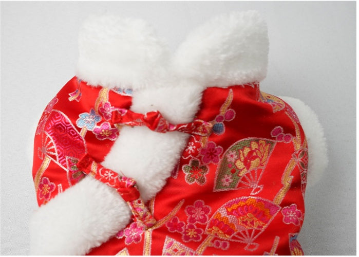 New Year Pet Cotton Clothes Thicken And Keep Warm