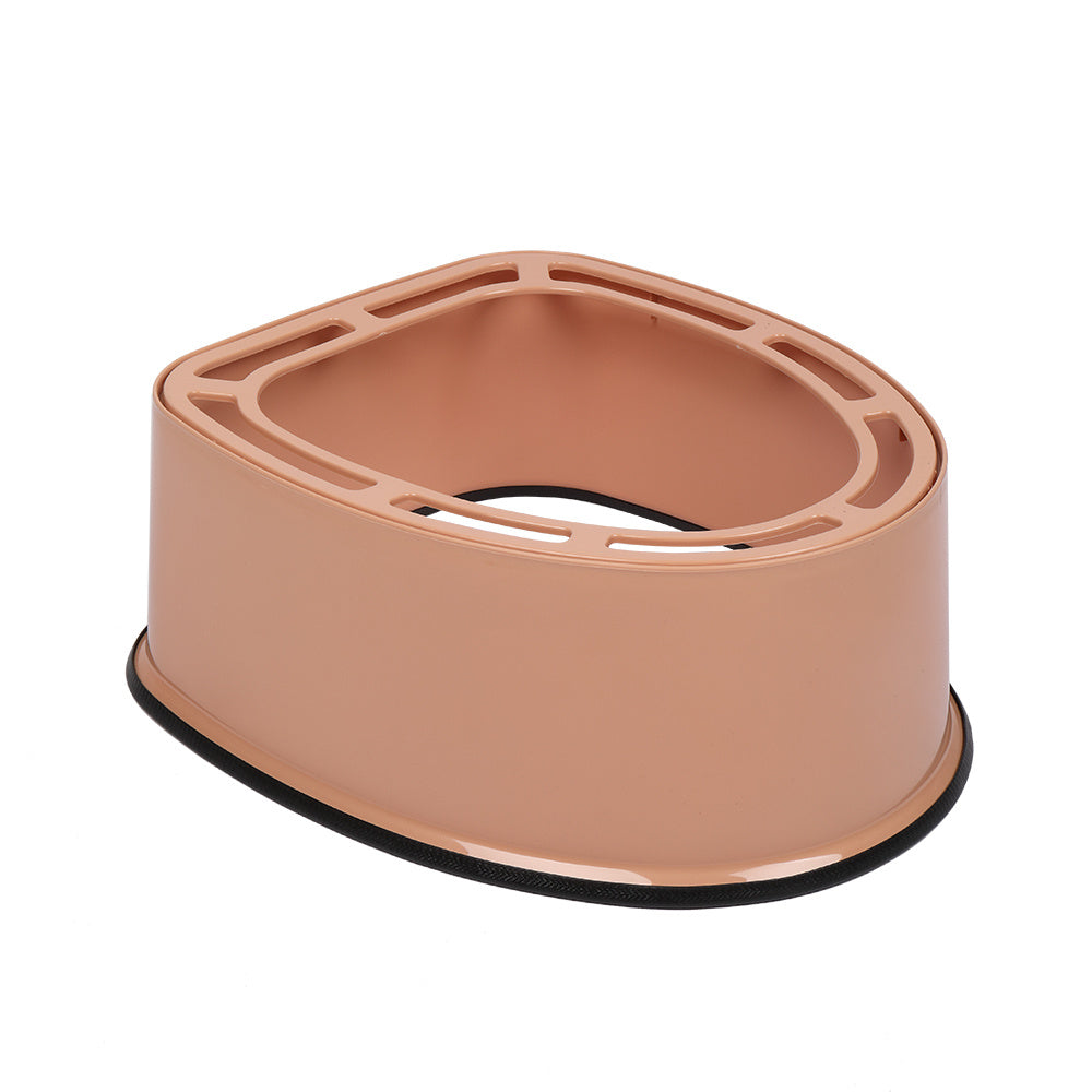 Portable Toilet Flagship With Anti Slip Pad Brown