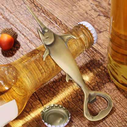 Creative Swordfish Handle Metal Beer Bottle Openers Kitchen Bar Accessories Tools Beer Gifts Beer Openors Kitchen Gadgets