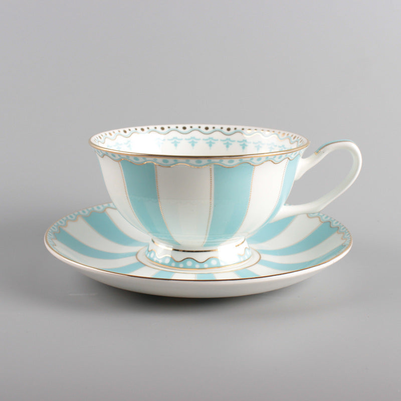 Creative Ceramic Coffee Cup Saucer Set