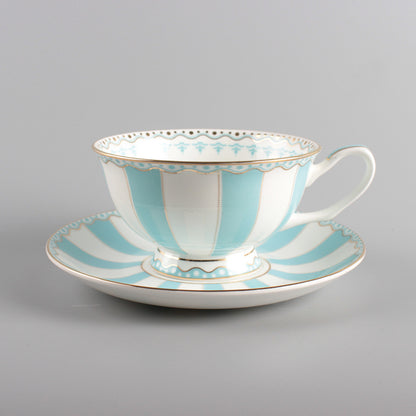 Creative Ceramic Coffee Cup Saucer Set