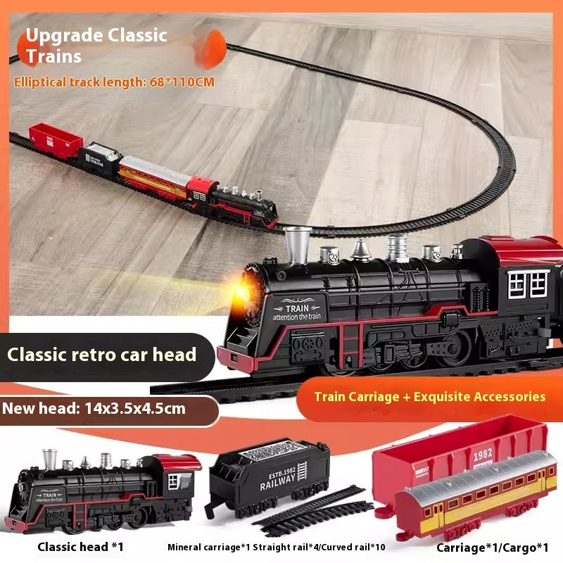 Children Boy Electric Steam Motor Car Birthday New Year Gift