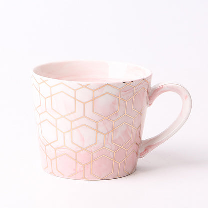 Geometric ceramic mug