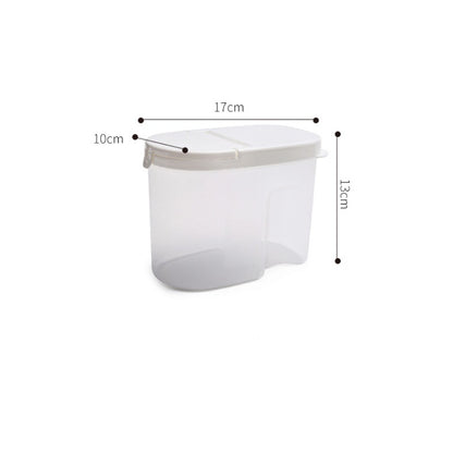 Whole grains sealed cans plastic kitchen food storage box
