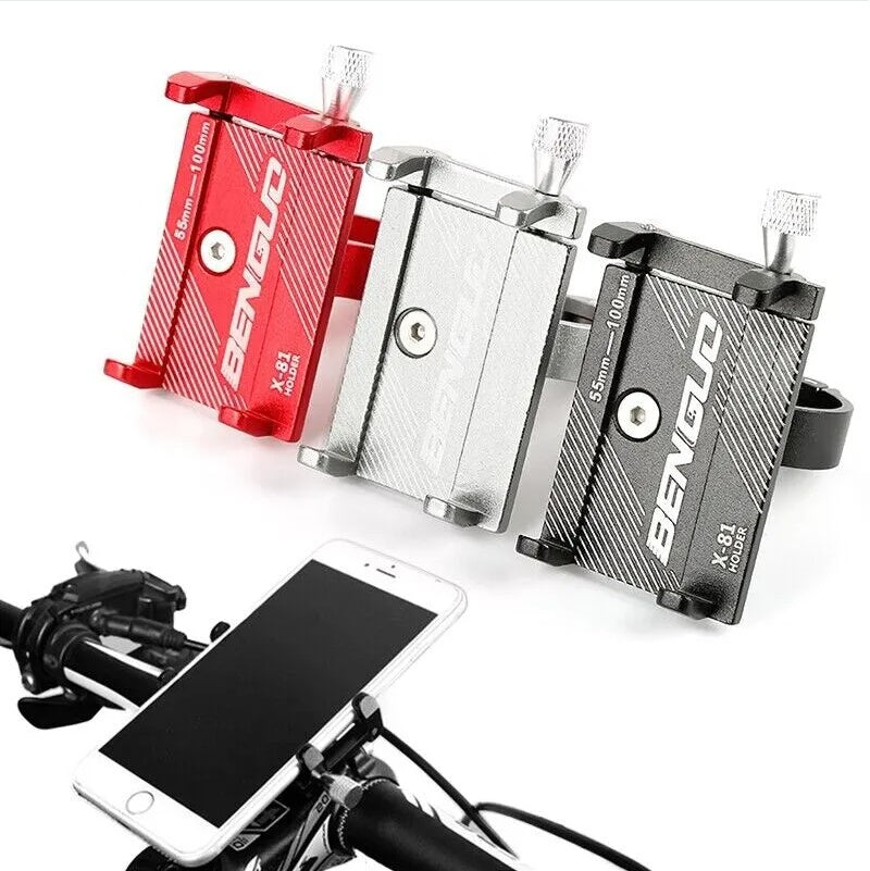 Aluminum Motorcycle Bike Bicycle Holder Mount Handlebar For Cell Phone GPS US