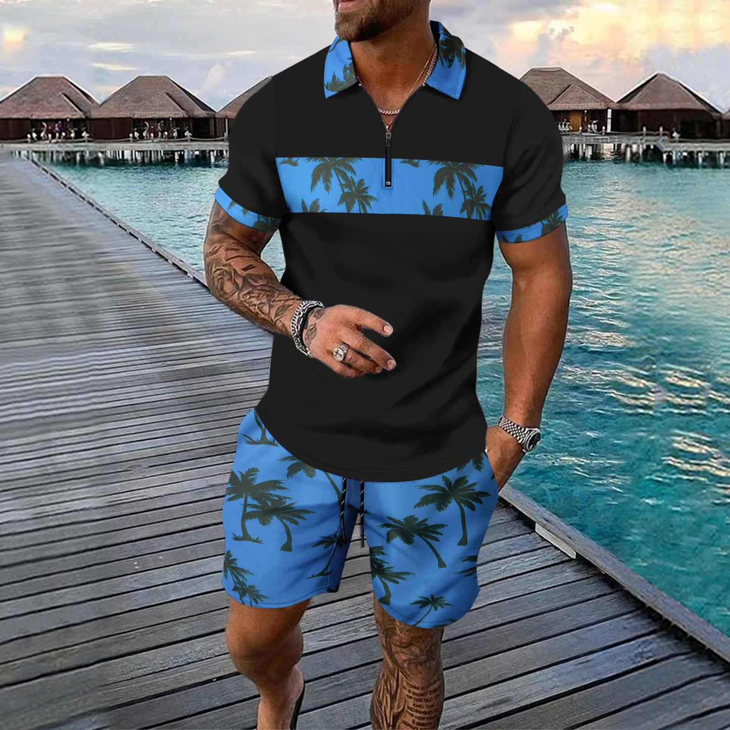 Summer New Men Leisure Set