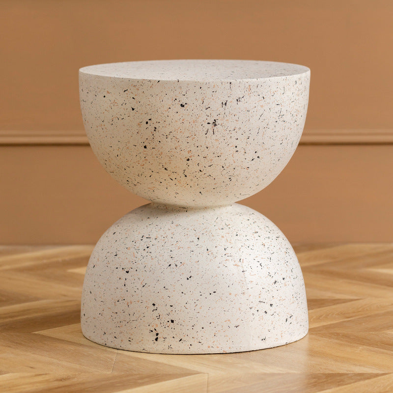 Nordic Small Round Table Living Room Cream Style Side Table