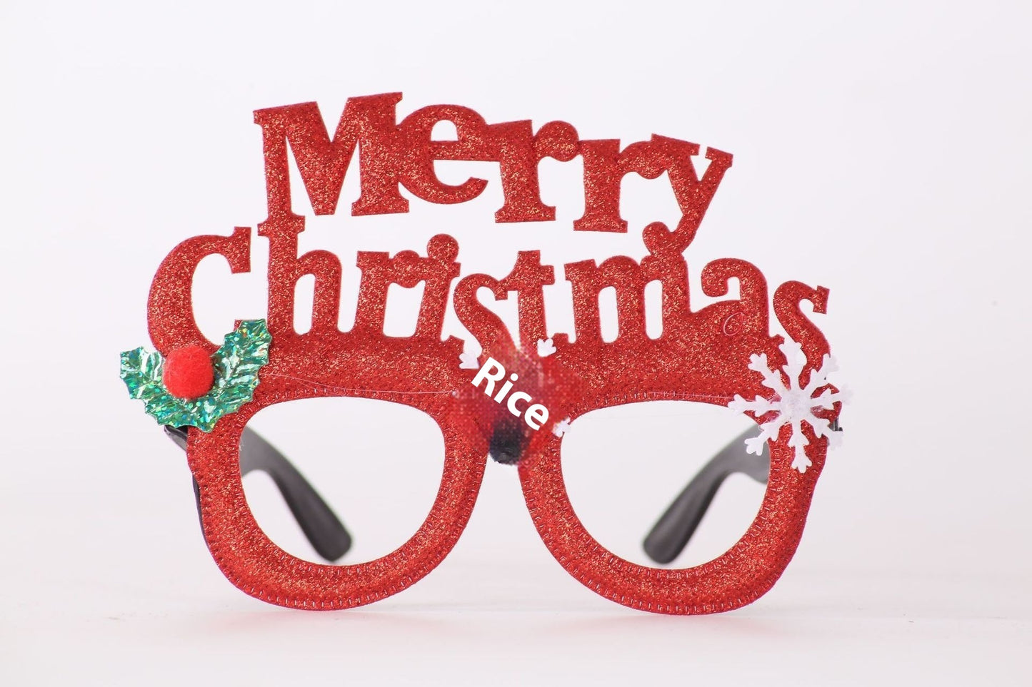 2025Golden Glasses Christmas Day Party Decoration