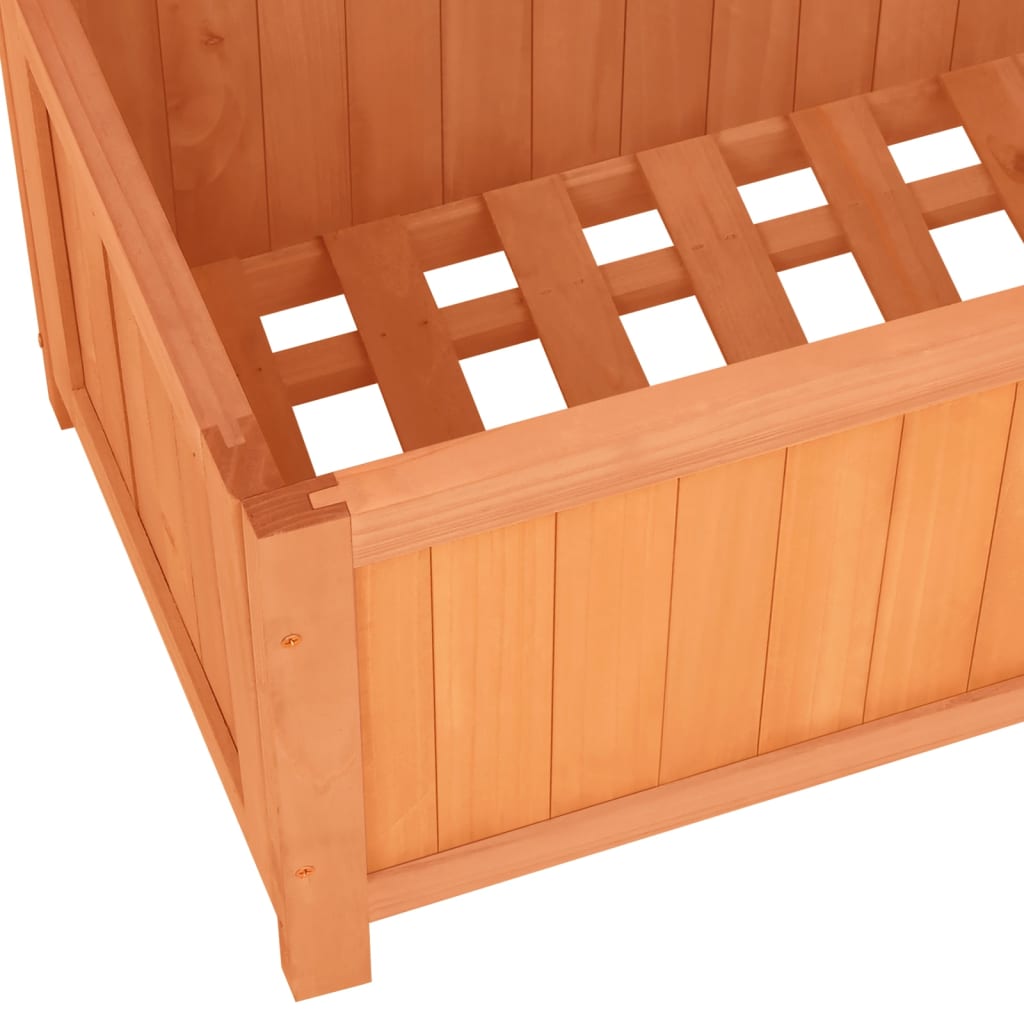 Garden Trellis with Flower Box 70x Fir Wood   Garden Trellis
