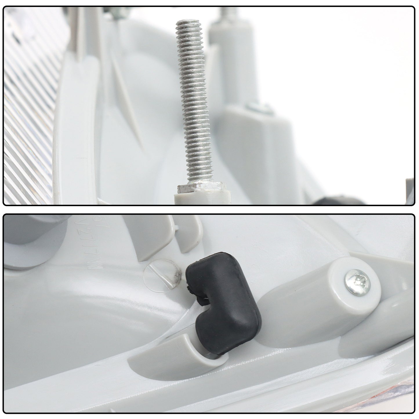 2005-2016 Peterbilt 386 American Version Headlights, Halogen Assembly, Black Version