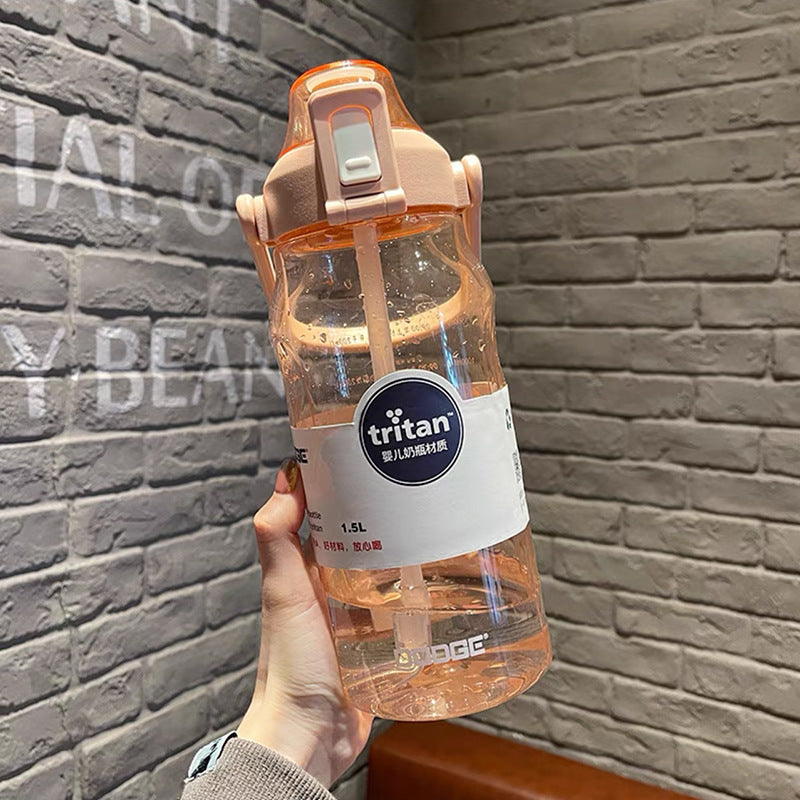 Large Capacity Plastic Sippy Cup Fitness Exercise