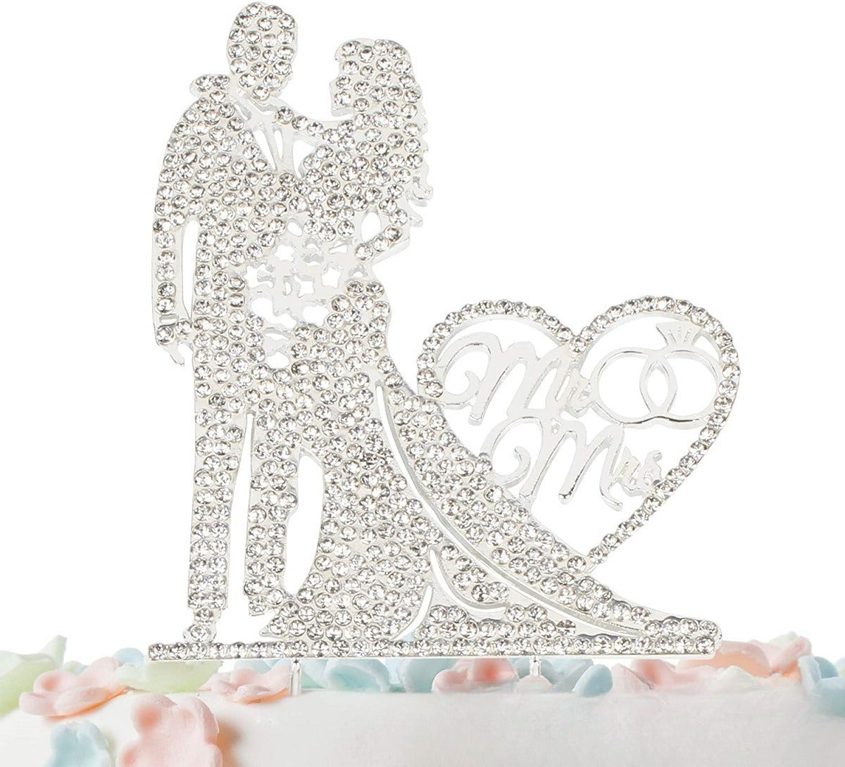 Bride And New Love Wedding Cake Insert