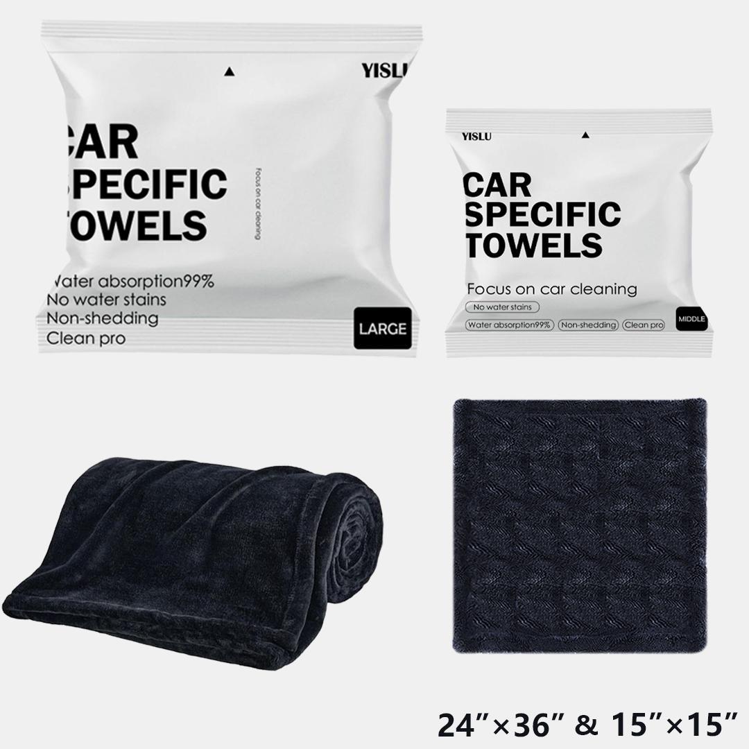 24x36in YISLU Drying Towel  - Super Absorbent Car Drying Towel, Woven With Twisted Microfiber, 1300 GSM High Quality Microfiber 70 30 Mixed Twisted Microfiber