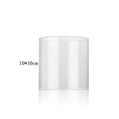 Transparent Bottomless Glass Candle Holder
