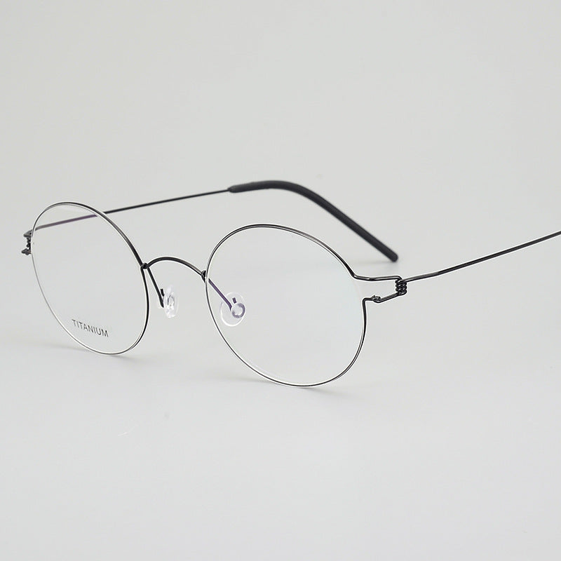 Screwless Vintage Pure Titanium Glasses Frame