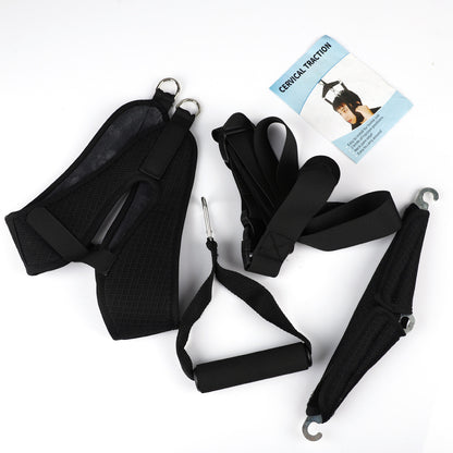 Portable Breathable Stretch Neck Correction Health Care Protective Gear Household Hanging Cervical Traction Device