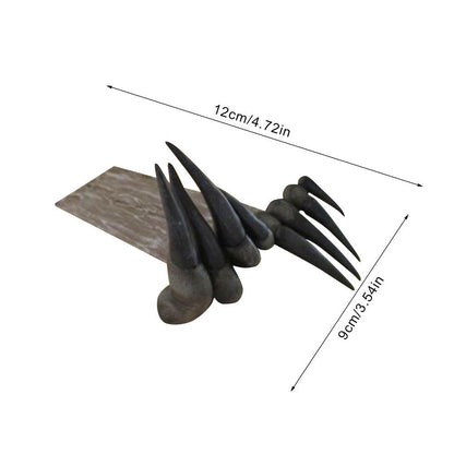 Book Decoration Resin Sculpture Devil's Hand Bookmark Halloween Gift