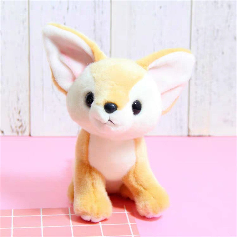 Wide-eared fox doll rag doll