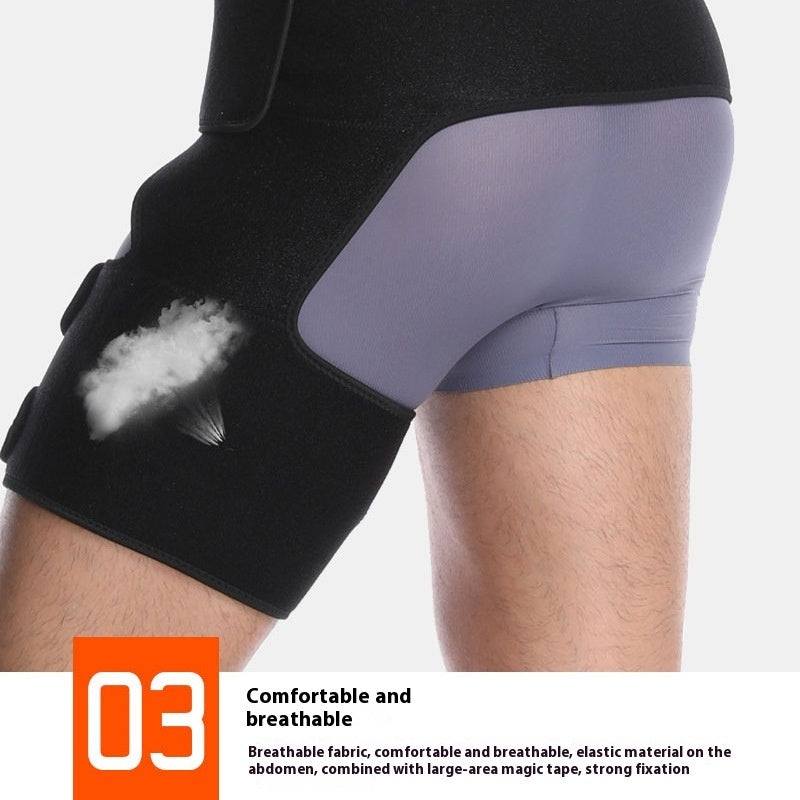 Tight Pants Hip Protective Gear Running Sports Groin Protection Belt Prevent Muscle Strain