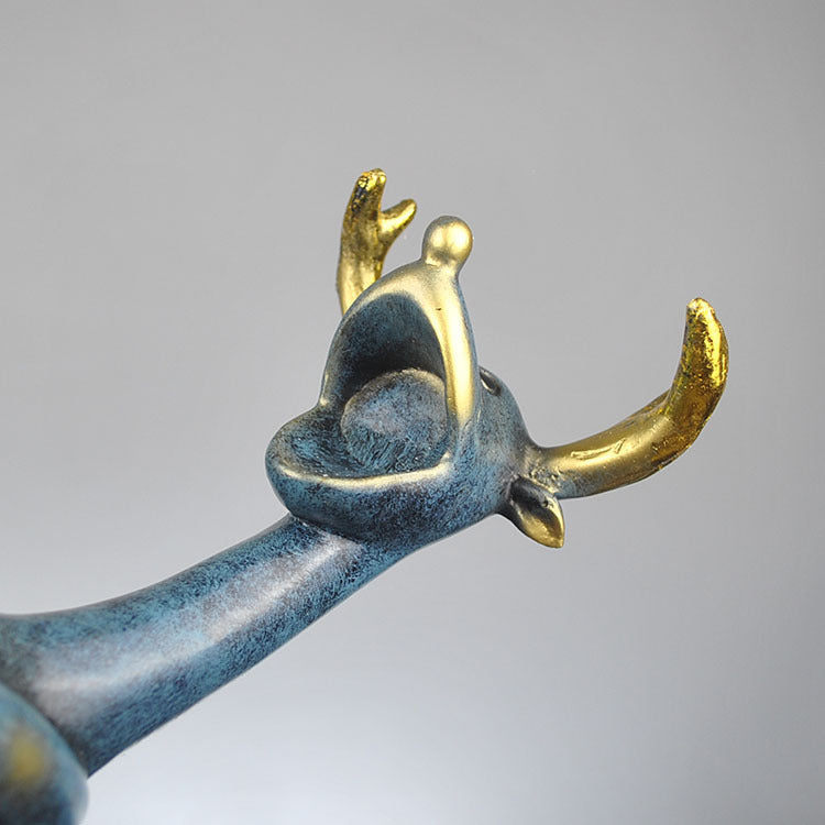 Resin crafts decoration creative wine rack decoration