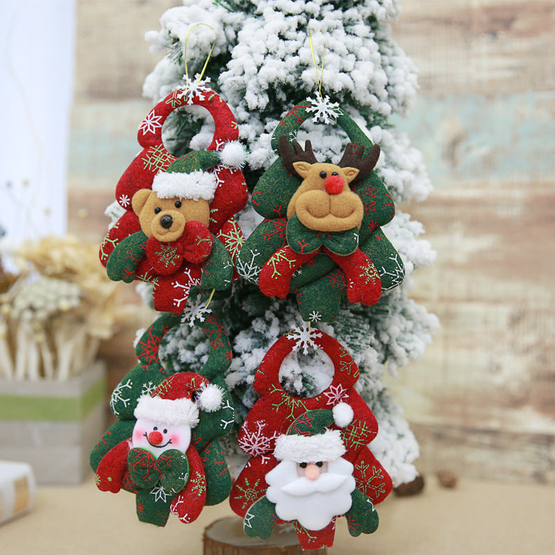 New Christmas decoration non woven fabric Pendant