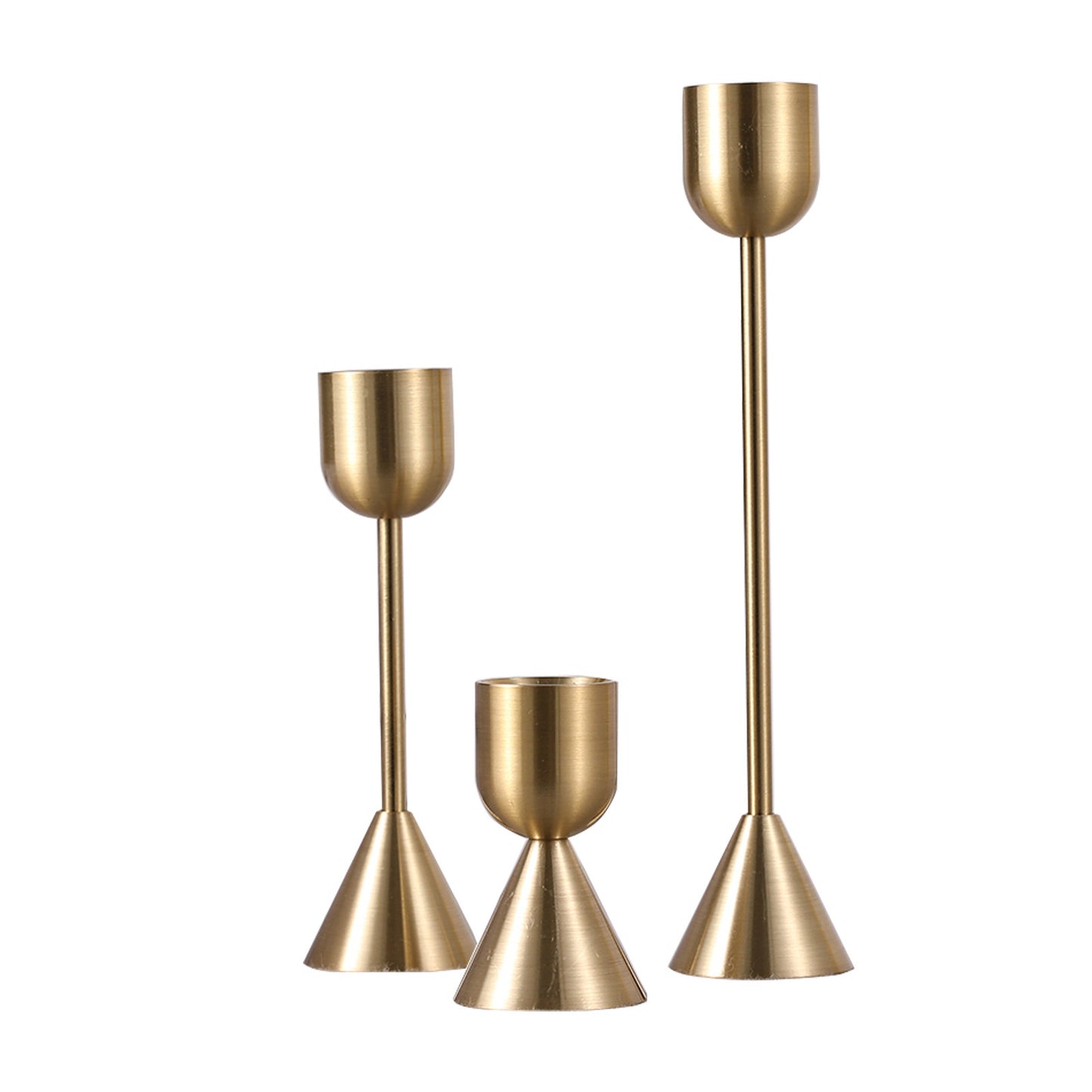 Copper Aluminum Metal Candle Holder Wedding Shooting Props Household Vintage Candle Holder