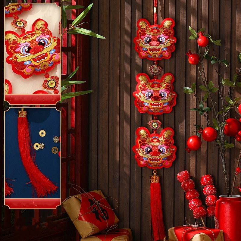 New Year Decorations And Lucky Character Small Pendants