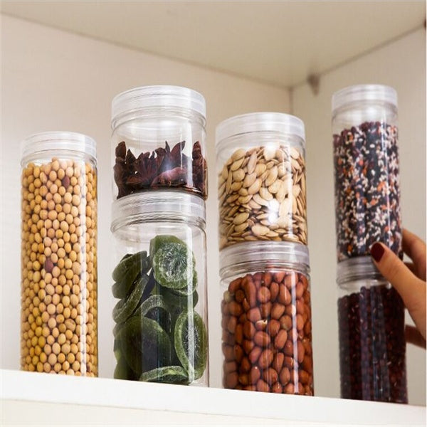 Plastic sealed can storage box