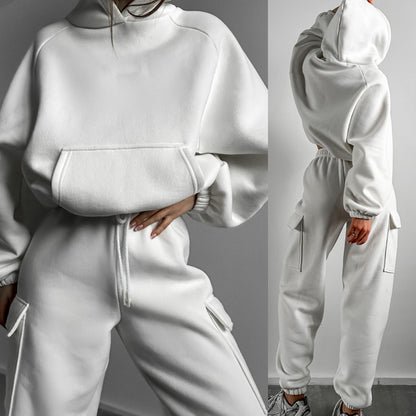 Fashion Sports And Leisure Hoodie Set