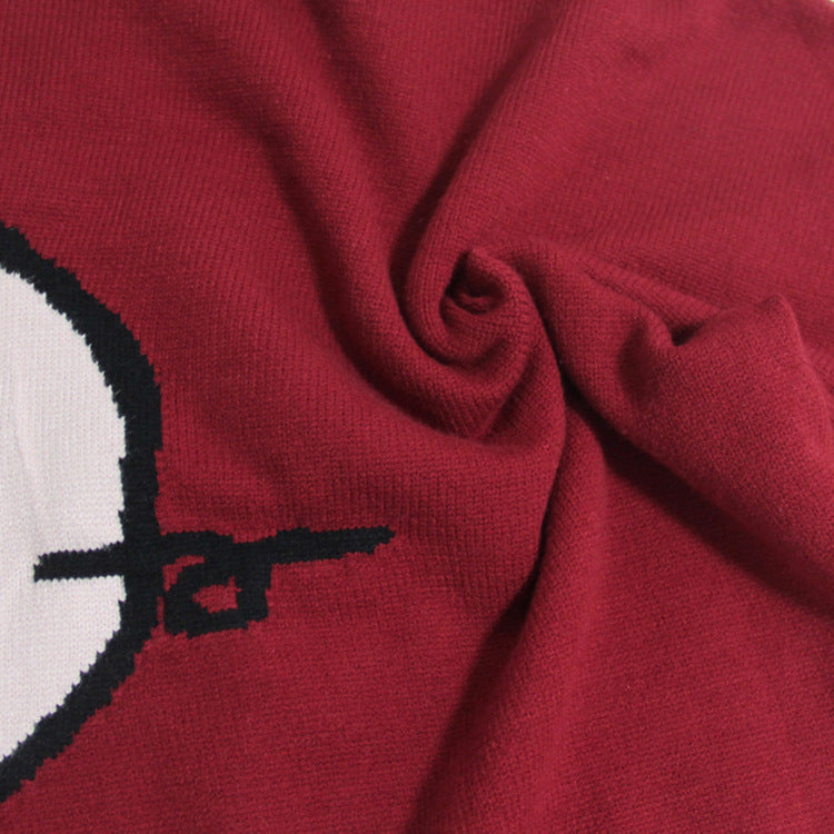 Spring New Year red pig sweater