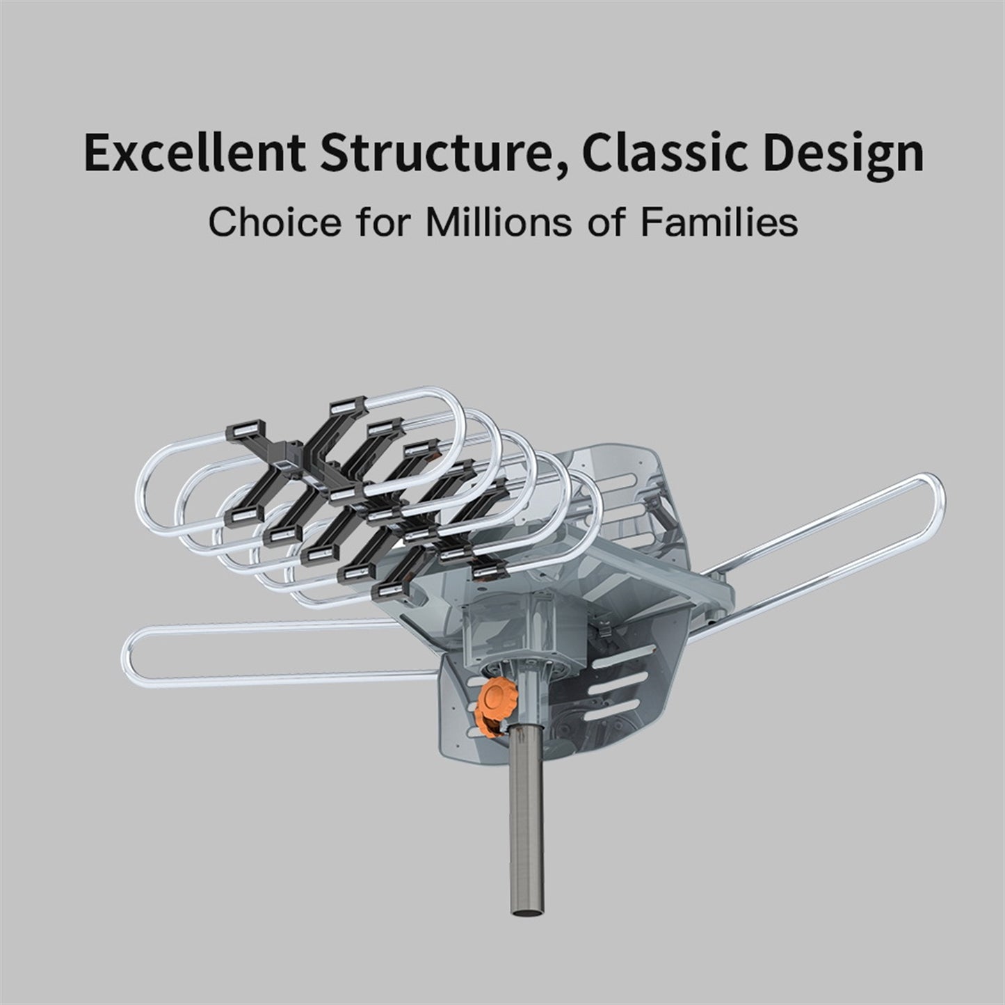 Outdoor Antenna, Without Bracket, 360 Degree Rotation Of US Spec