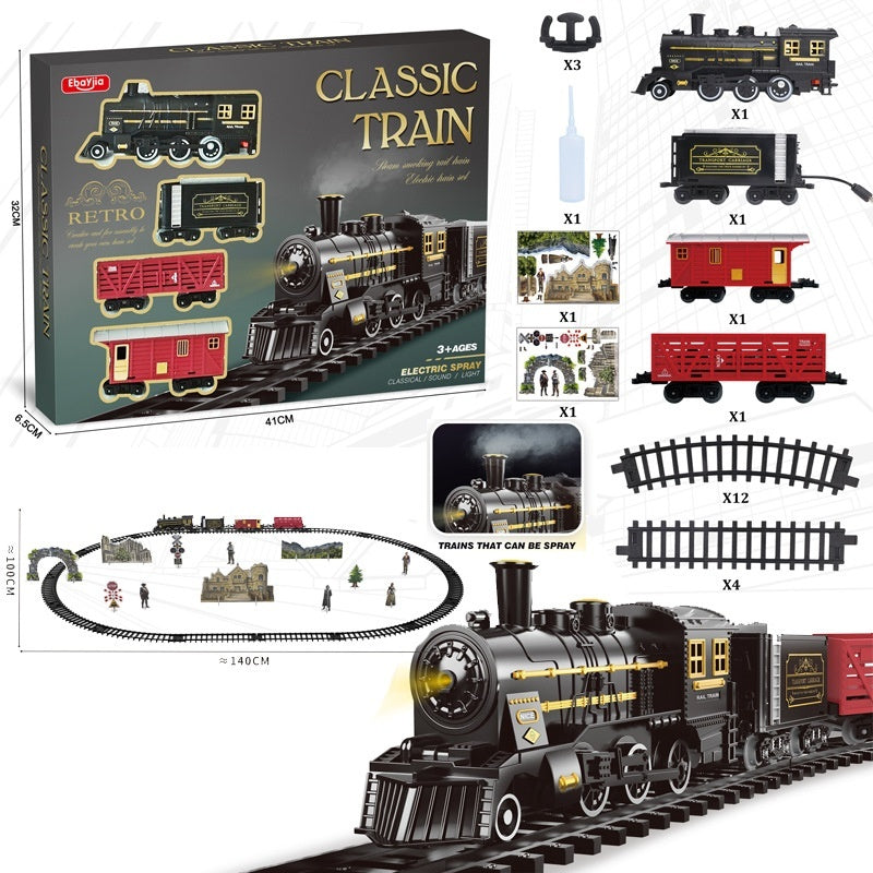Children Boy Electric Steam Motor Car Birthday New Year Gift