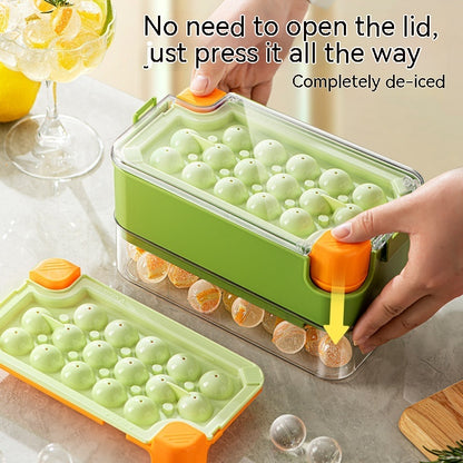 Ice Cube Mold Household Ice Hockey Storage Box