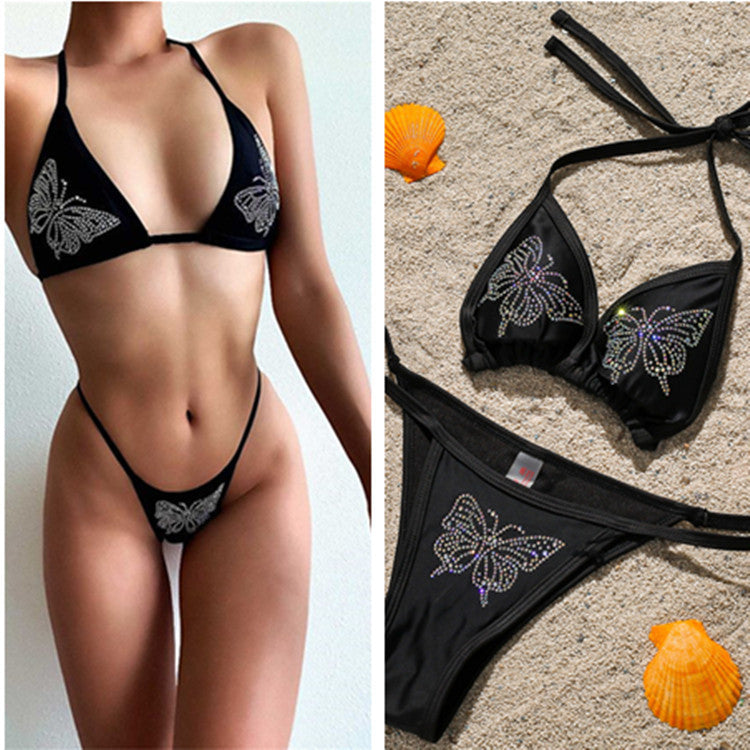 European And American Swimsuit Two Piece Set