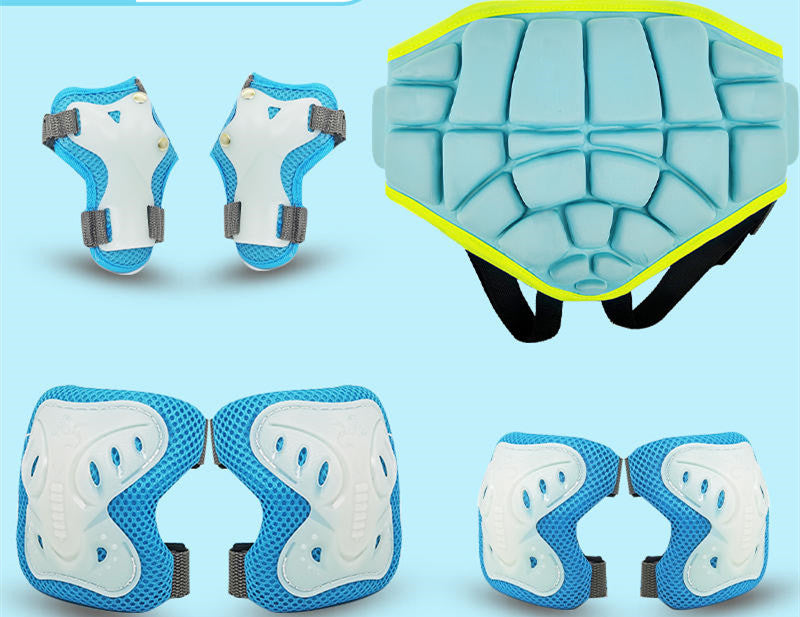 Roller Skating Skateboard Ski Hip Pad Childrens Protective Gear Anti-fall Pants Equipment Set