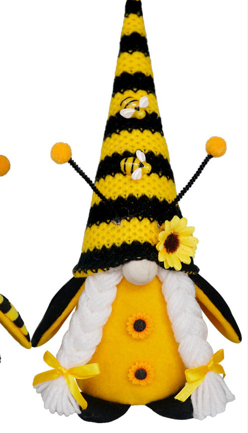Bee Festival Faceless Doll Rudolf Doll Ornaments