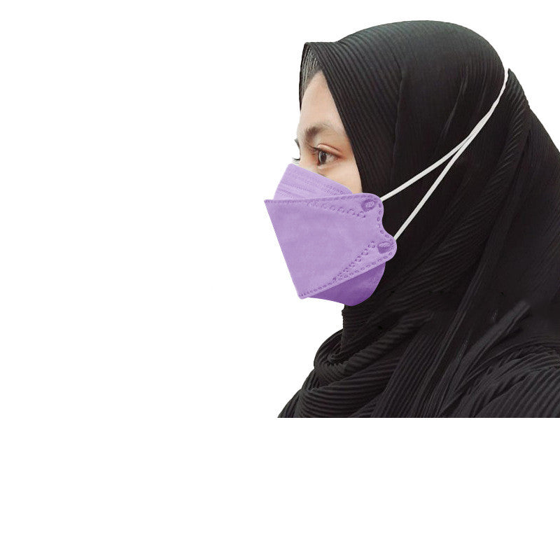 Filter Masker Korea KF94 Hijab Headloop 10pcs 4D Adult Mask