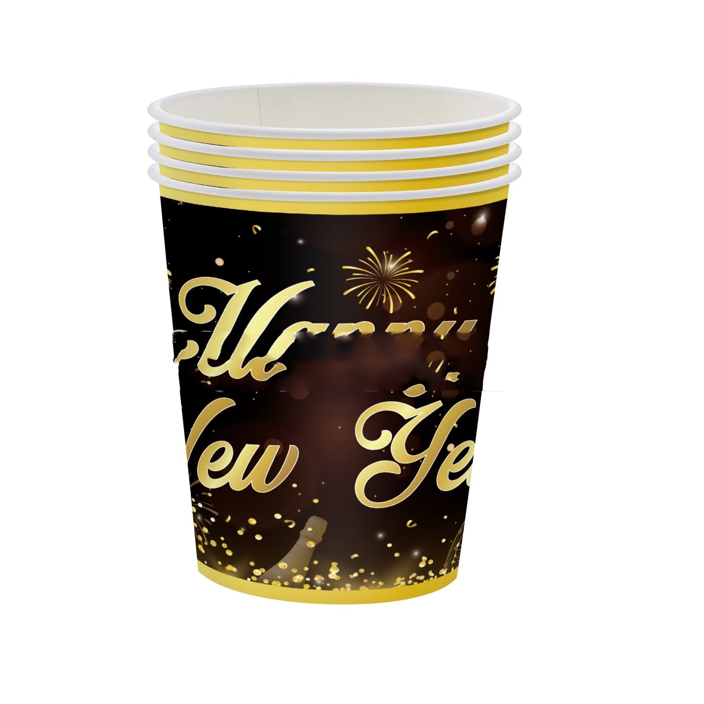 Happy New Year Tablecloth Decoration Disposable