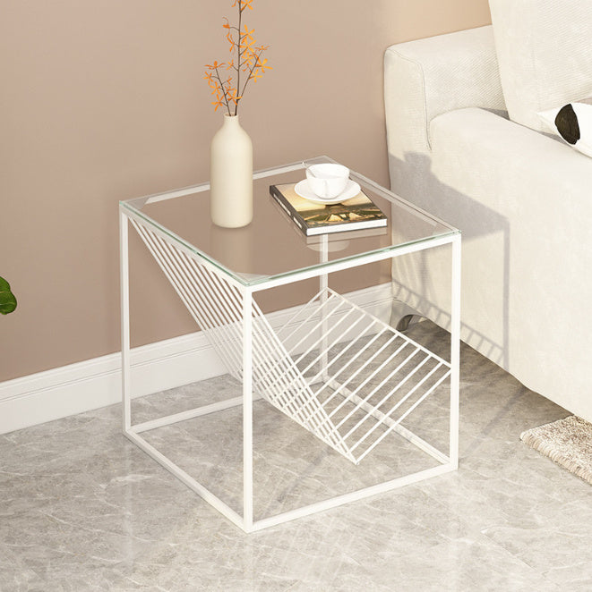 Minimalist Iron Art Sofa Side Table Corner Bedside Table