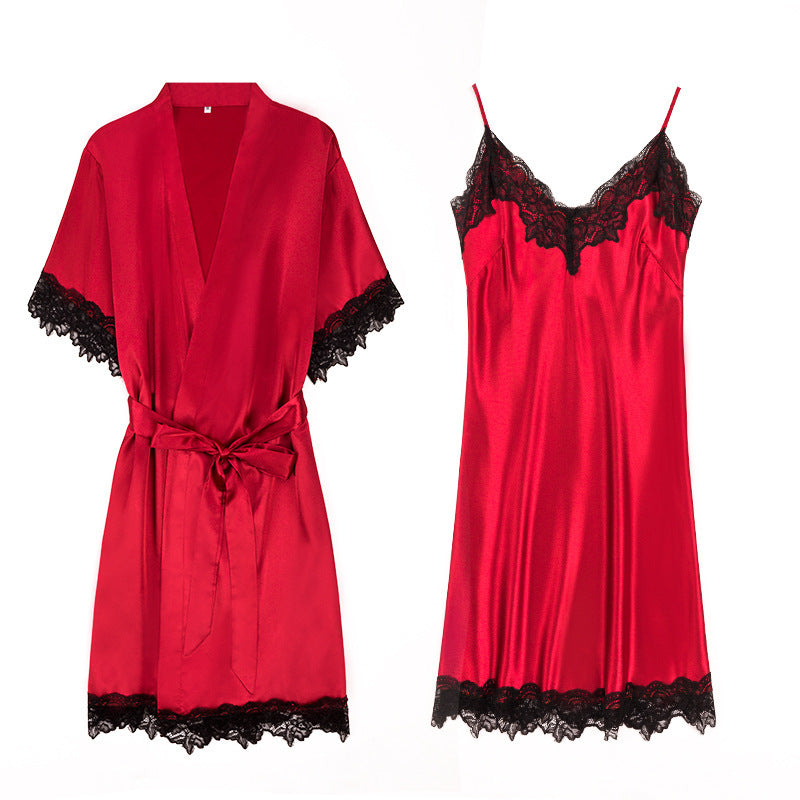 Sling robes two-piece suit home service