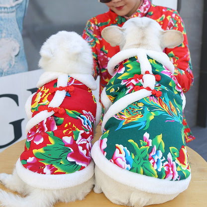 New Year Dress Dress Pet Dog Cat Clothes